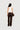 Double Tank Top Blanco/Café