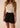 Linen Shorts Negro