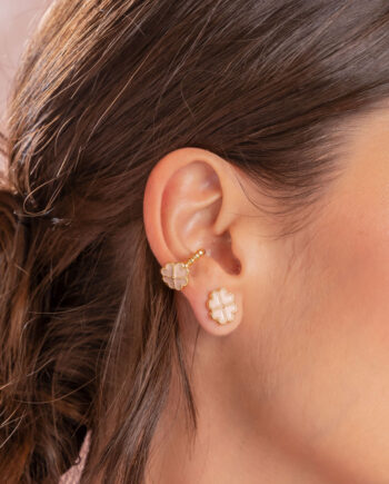 Set x2 Aretes Trebol Rosa AVM X TERS