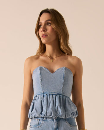Golf Denim Top